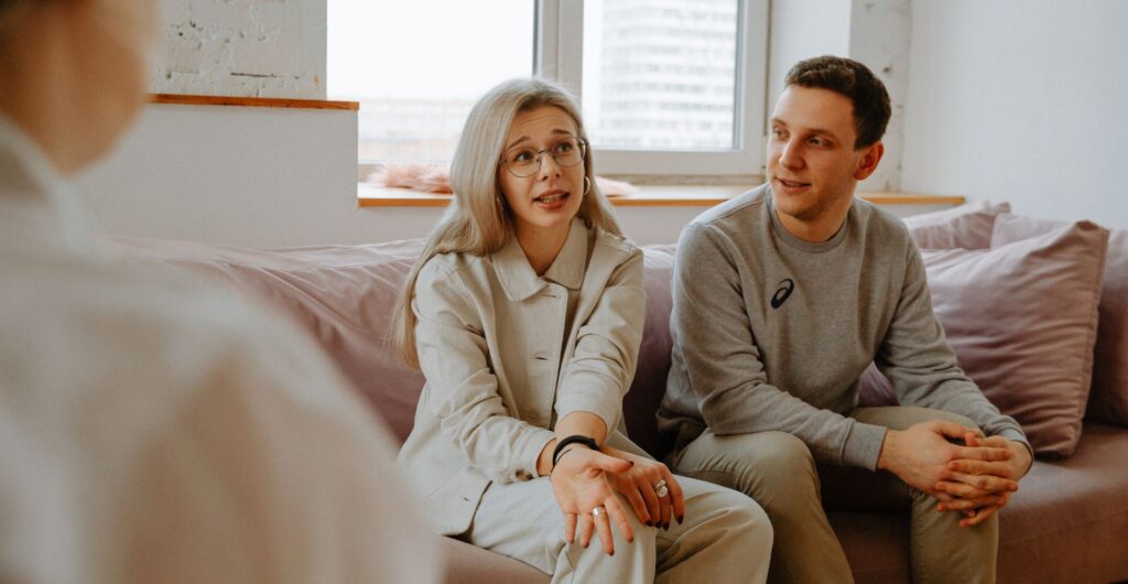 Pár a párterápián
